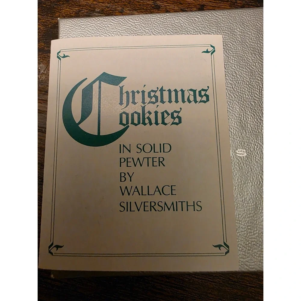 Wallace Silversmiths‎ Christmas Cookies Train Engine Solid Pewter Ornament